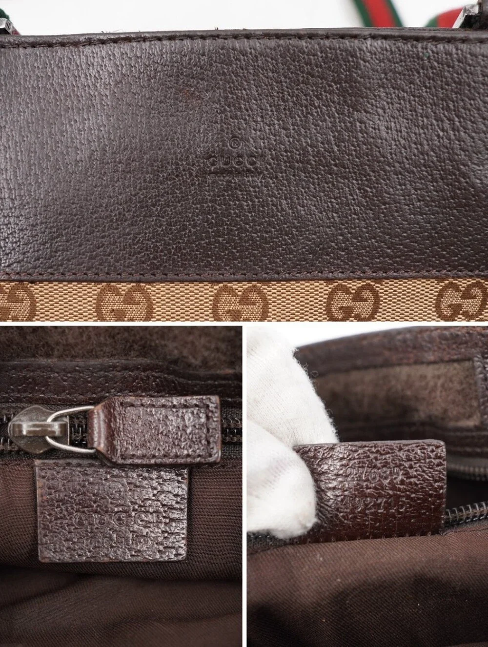 CO06 💟 GUCCI GG Monogram Messenger Crossbody Bag